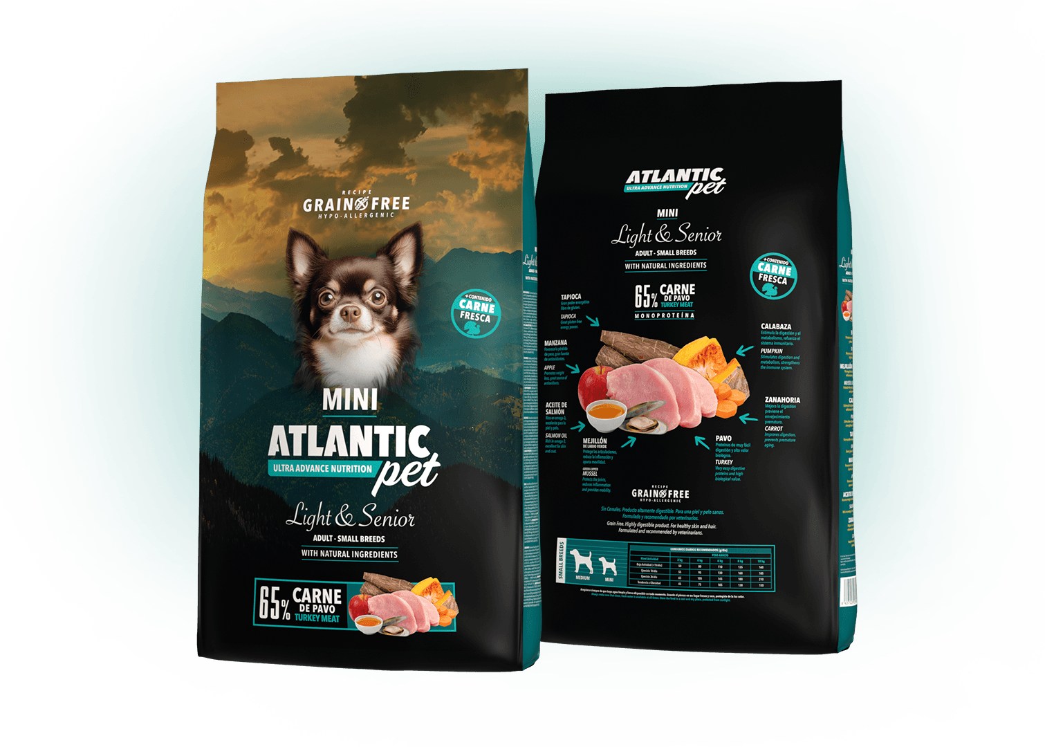 AtlanticPet Ultra grain free Mini Light & Senior