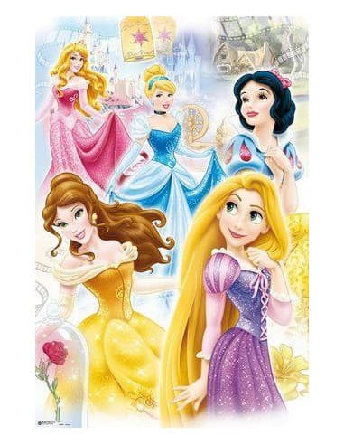 Poster disney princesas
