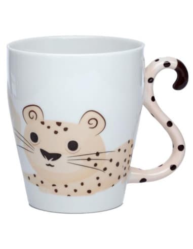 Taza DE porcelana - ASA CON forma DE cola DE guepa