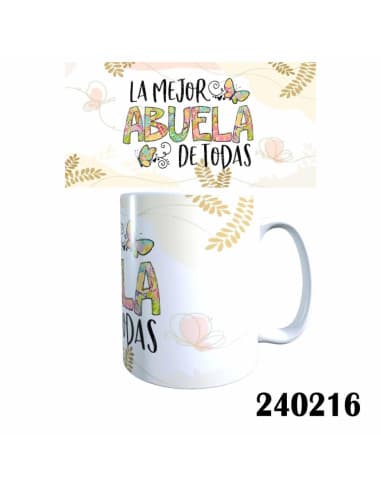 Taza frase LA mejor abuela DE todas