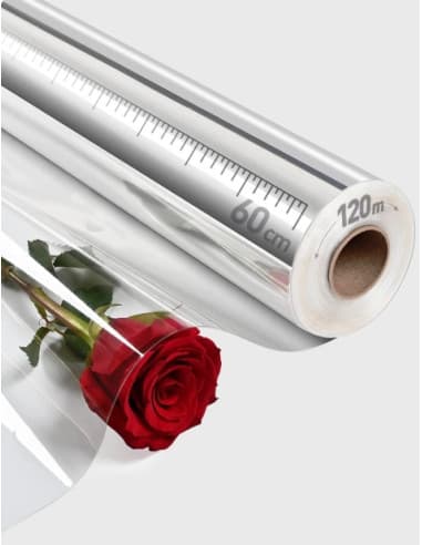 Rollo transparente 40my 60X120