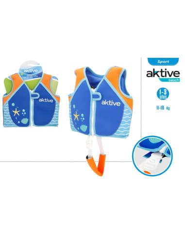 Aqua sport-chaleco neopreno ayuda flotación niños