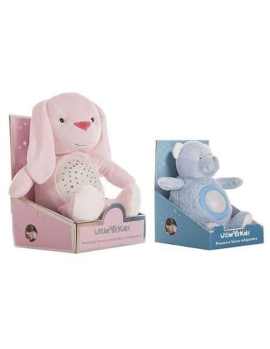 PEL unicornio rosa musical CON LUZ 20CM caja/pilas