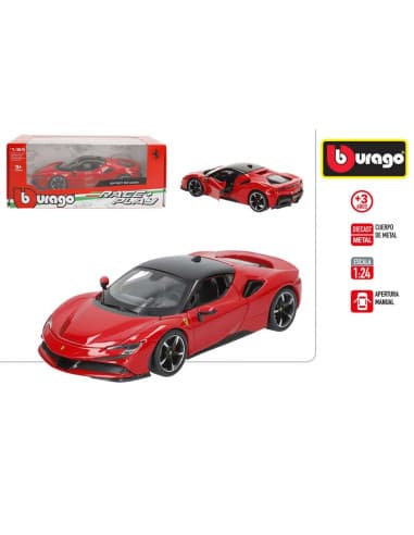Burago-coche metal 1:24 ferrari SF90 stradale