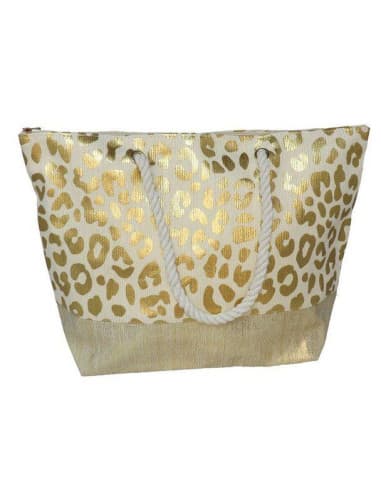 Bolso playa ORO vivian c/cremallera 51x36cm