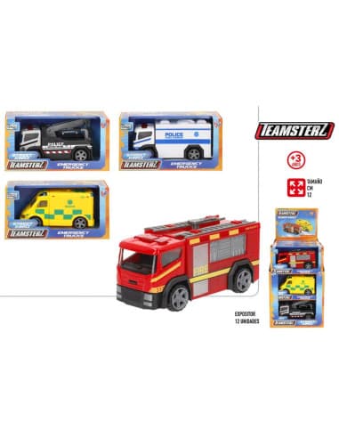 Teamsterz-vehiculo emergencia metal 12CM 4/S disp1