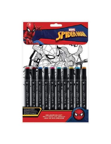 Pinta CON numeros spiderman (6X4)