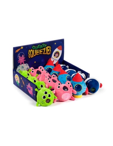 Juguete estrujable DE peluche queasy squeezies SPA