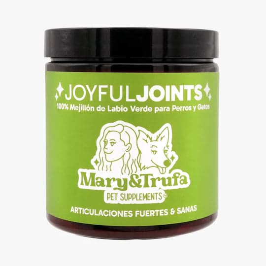 Mary&Trufa Joyful Joints 100 gr. Condroprotector Mejillón de Labio Verde . Apoyo Articulaciones, Ligamentos y Tendones.