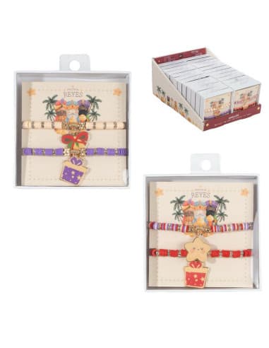 Juego DE 2 pulseras reyes magos 2M (24 - 48)