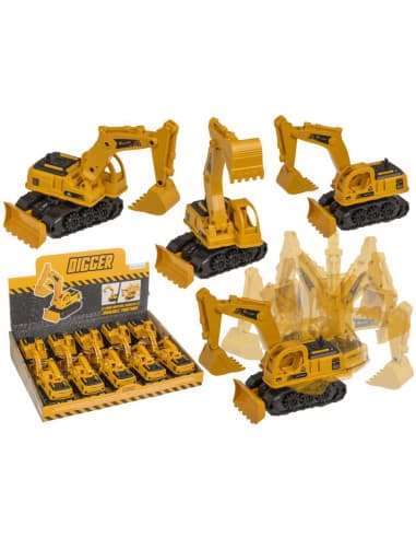 Excavadora CON motor DE fricción & brazo flexible,