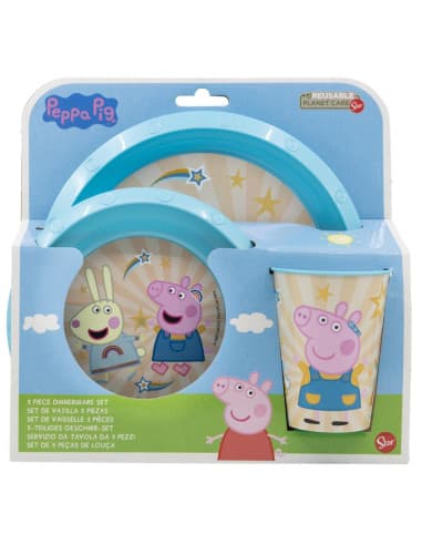 Stor SET 5 PCS antideslizante EN CJ peppa PIG core
