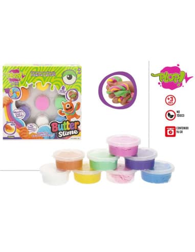 SET 8 colores slime
