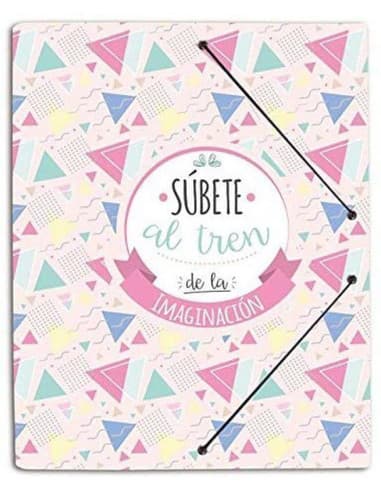 Carpeta gomas A4 polipropileno amelie clasicc rosa