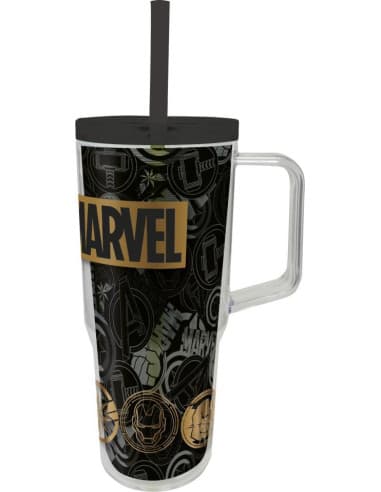 Stor taza cool basic doble pared 860 ML marvel GOL