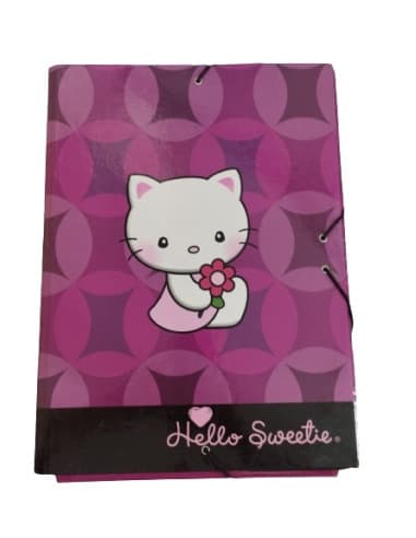Hello sweetie carpeta carton gomas Y solapas