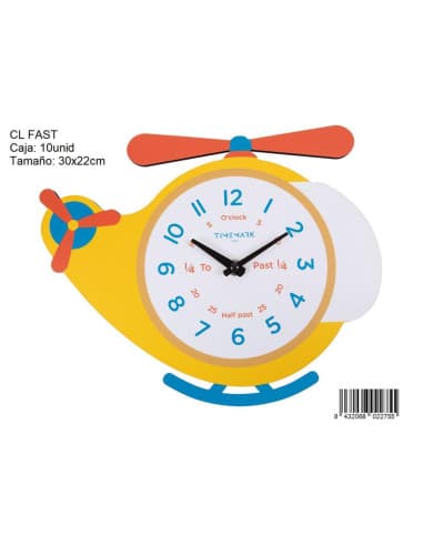 Reloj pared pendulo timemark clfast/10