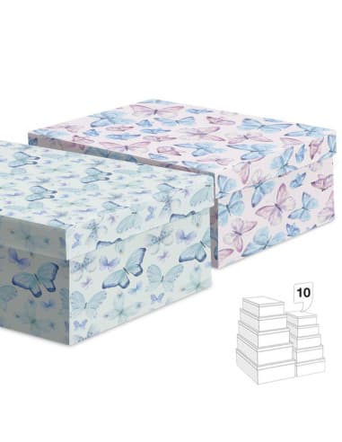 Juego 10 cajas mariposas 2M (2 - 4)