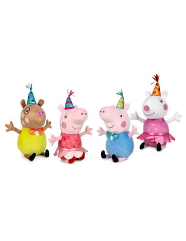 Peluche peppa PIG peppa's party 31CM
