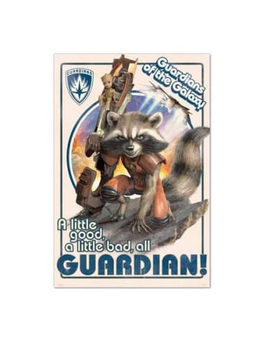 Poster marvel guardians OF THE galaxy rocket groot