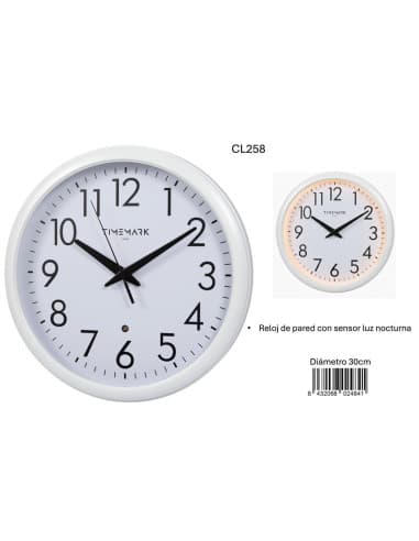 Pared timemark CON sensor LUZ nocturna/258/10
