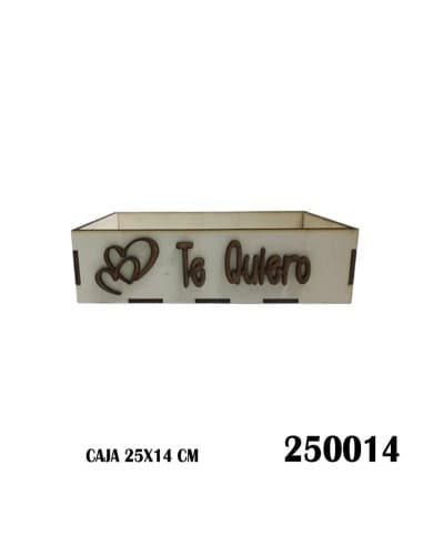 Caja frase TE quiero resaltado