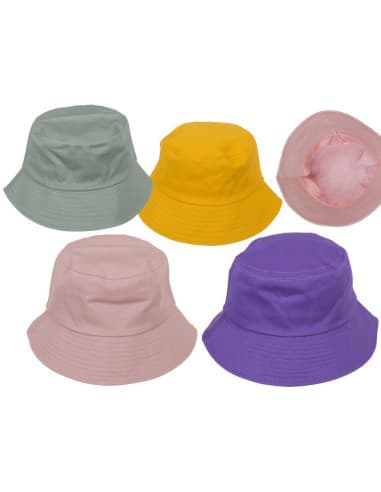 Sombrero DE cubo, colores trend, 4 colores, surtid