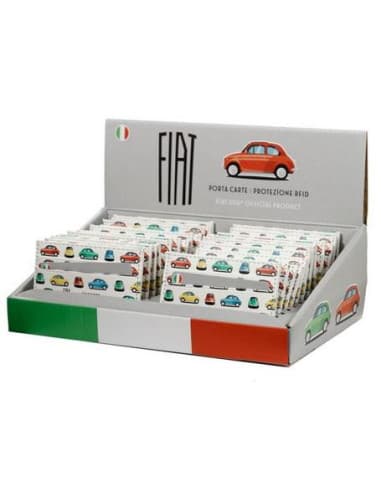 Tarjetero prot rfid contactless tela - fiat 500