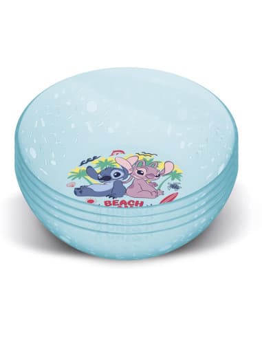 Stor SET 4 PCS cuenco PP JOY stitch