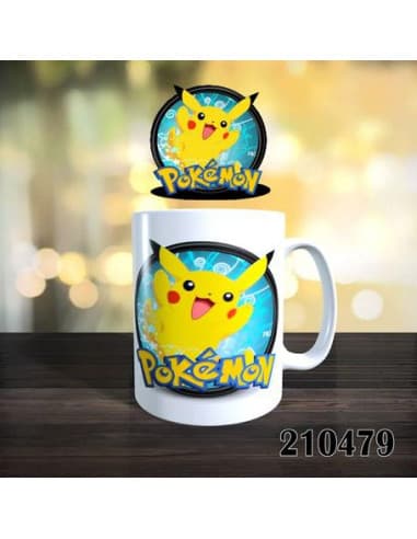 Taza pokemon electric pikachu
