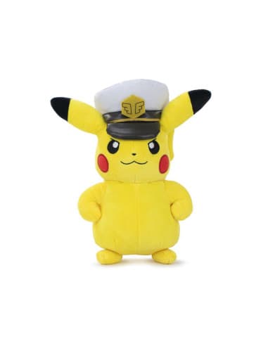 Peluche pokemon T3 CDU capitan pikachu 23CM