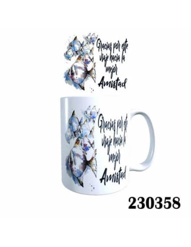 Taza frase gracias POR este viaje hacia LA mejor A