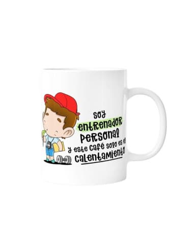 Taza - SOY entrenador personal Y este café sólo E