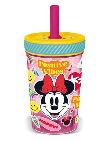 Stor vaso PP antivuelco CON pajita DE silicona 370