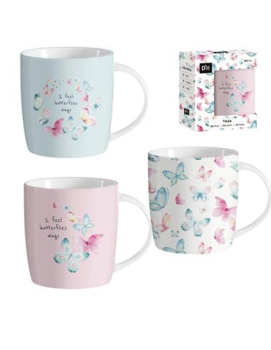 MUG 350ML mariposas 3M (12/24 - 36)