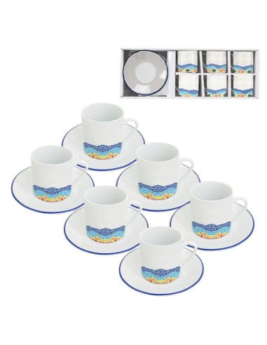 Juego cafe 6X75ML trencadis (2/4 - 8)