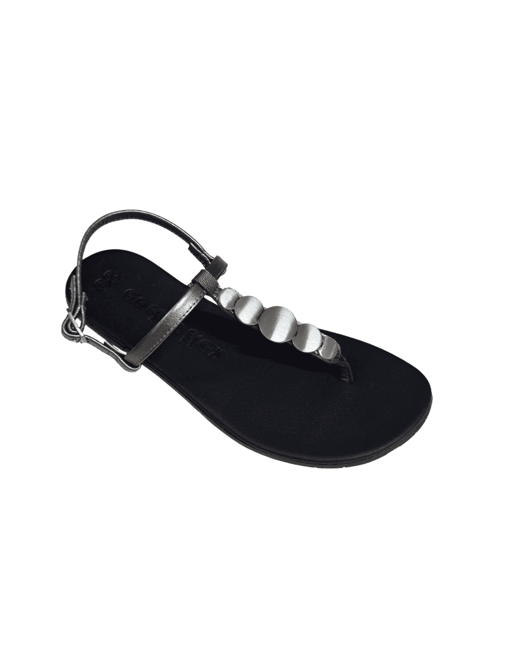 Sandalia abierta plata- Coqueflex
