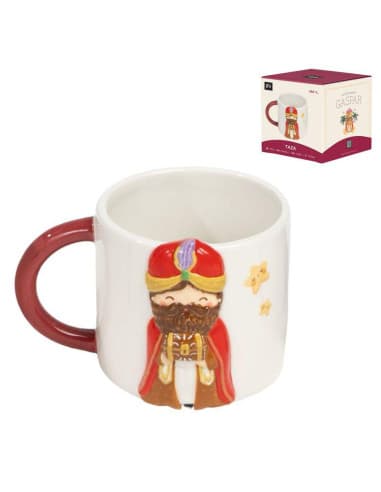 MUG 470ML relieve reyes magos gaspar (4/8 - 12)