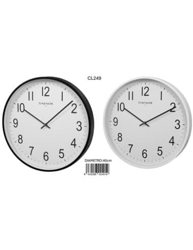 Reloj pared clasico timemark 40cm /249/6