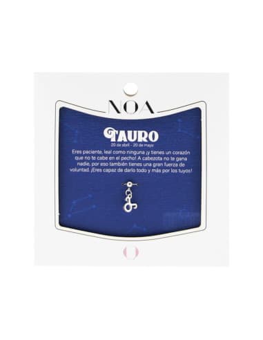 Charm DE acero plateado - tauro
