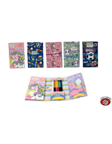Libreta triptica & colores