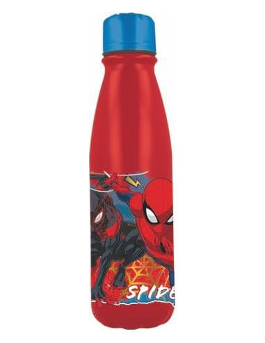 Stor botella aluminio infantil 600 ML spiderman MO