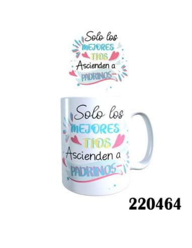 Taza frase solo LOS mejores tios ascienden A padri
