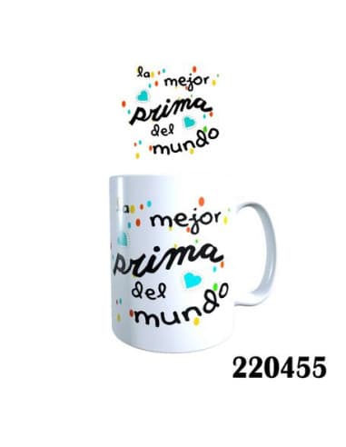 Taza frase taza LA mejor prima DEL mundo