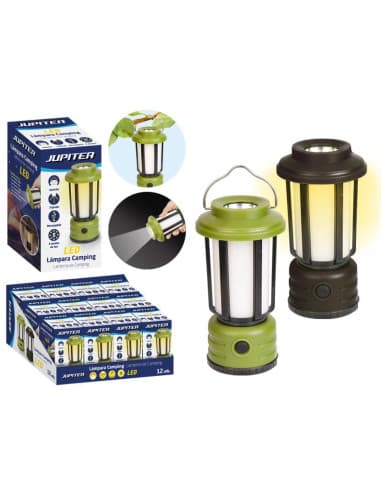 Lampara camping recargable jupiter 5 modos DE LUZ