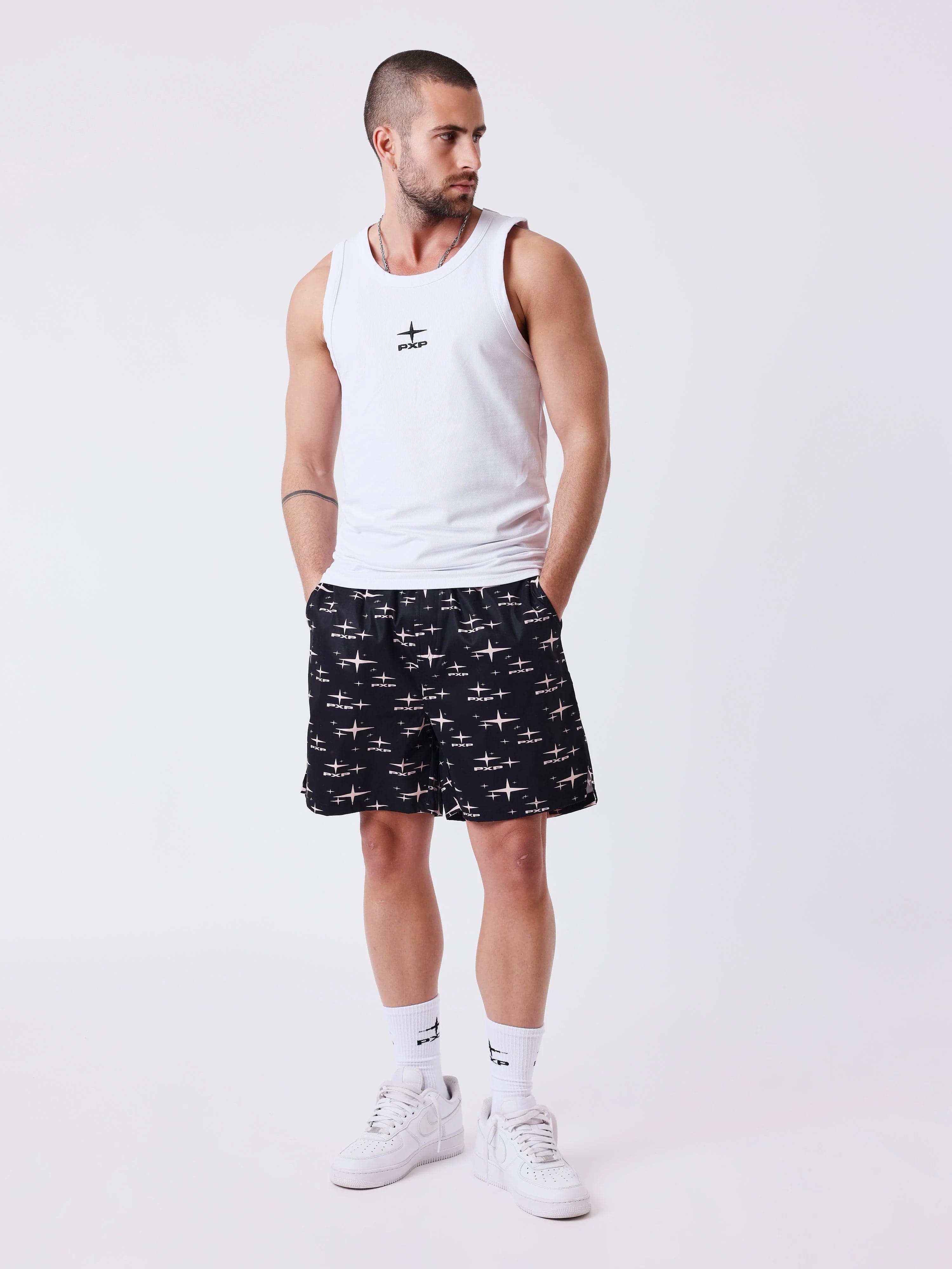 Camiseta Essential sin Mangas Blanca