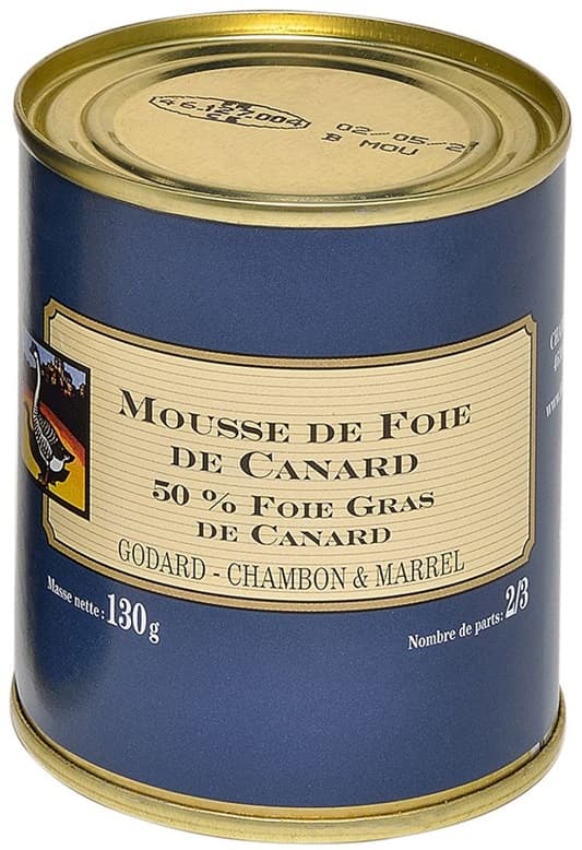Mousse de Higado de Pato – 50% Foie Gras de Pato – Bote 130g