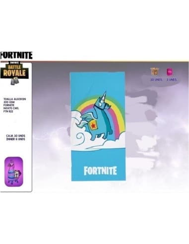 Toalla playa algodon 300GSM fortnite fnt112t