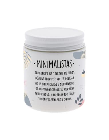 Vela aromática - grey minimalistas
