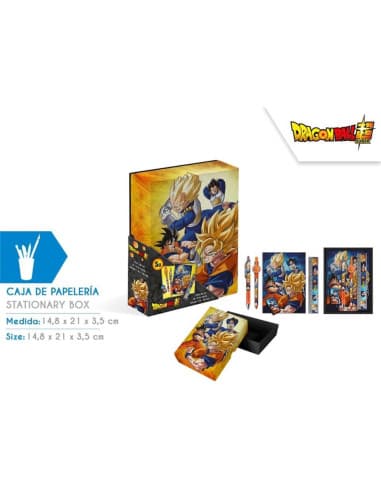Caja CON papeleria dragon ball (6x4)